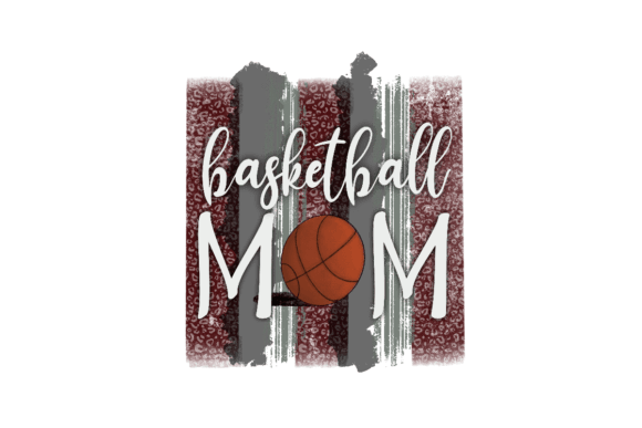 Basketball Mom Png Sublimation: Graphics for T-Shirt Designs