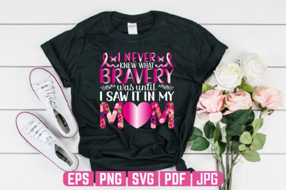 Braver Was Until Cancer T-shirt Design: Graphics & Templates