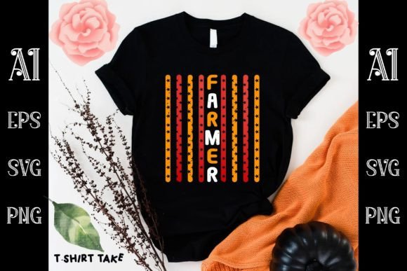 Farmer T-Shirt Design SVG: Graphics for T-Shirt Designs