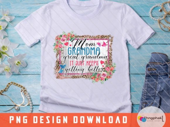 Grandma Sublimation Png, Grandma PNG
