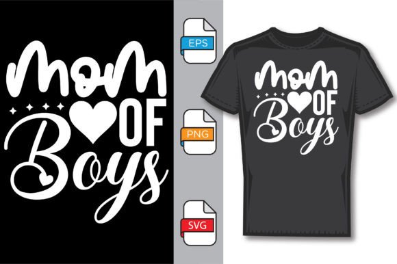 Mom of Boys Graphics: Fresh T-Shirt Designs for Blogs