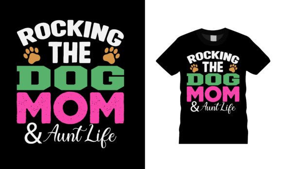 Rocking the Dog Mom Design: Graphics for T-Shirt Designs